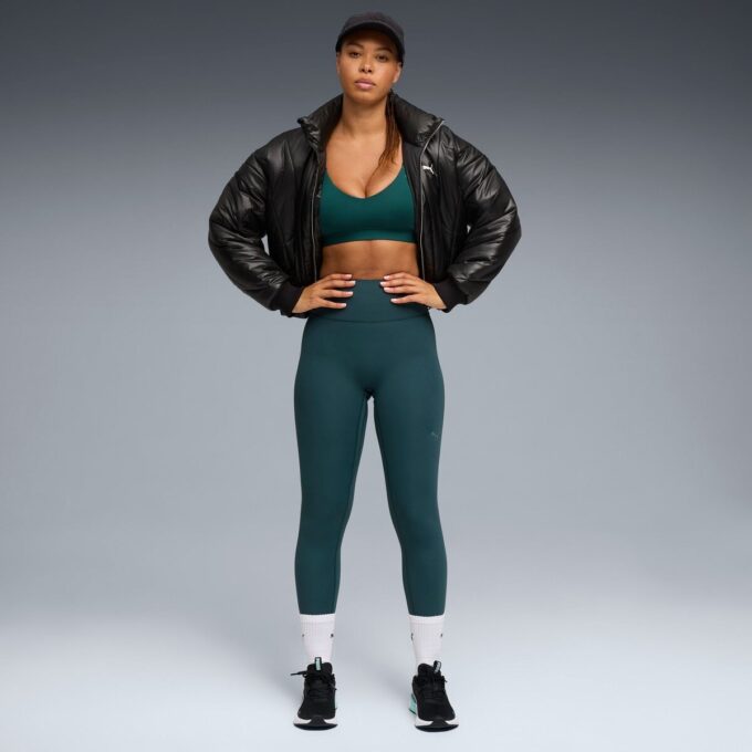 Mallas de entrenamiento Shapeluxe de cintura alta 7/8 para mujer