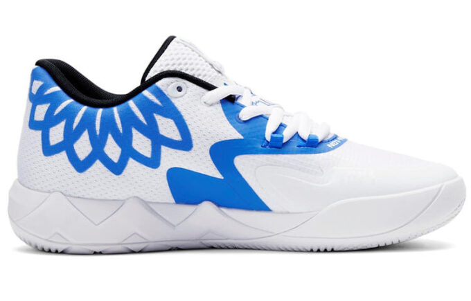 MB.01 Balón LaMelo bajo “Colores del equipo: Blanco Bluemazing”