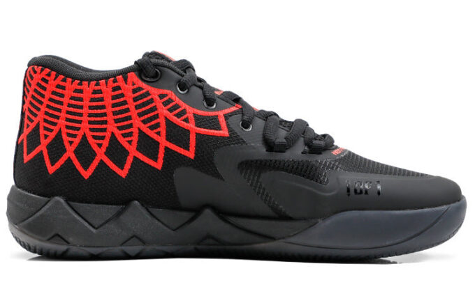 MB.01 LaMelo Ball “Explosión Negra y Roja”