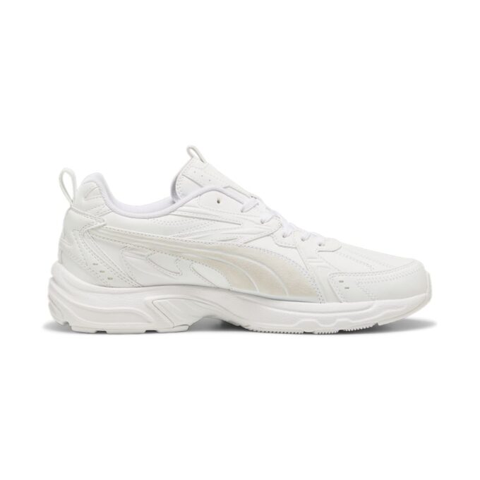 Milenio Tech Leather “Gris Pluma Blanco”