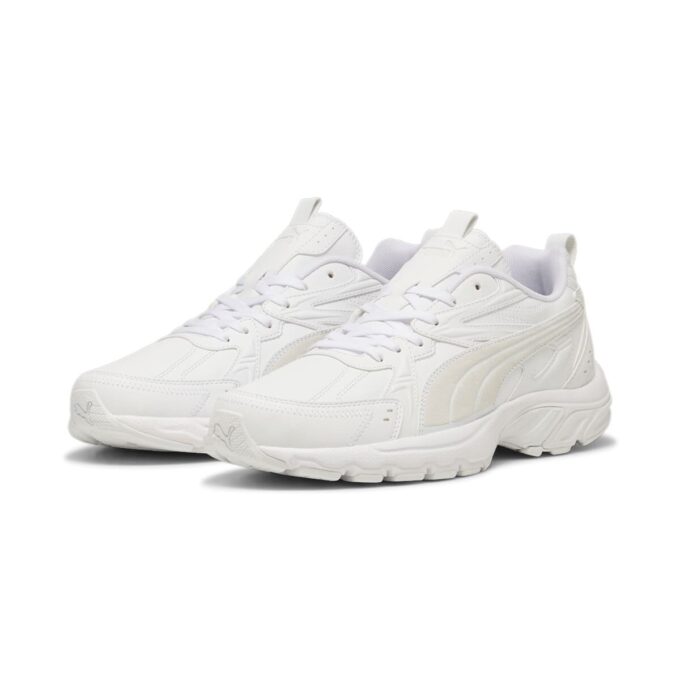 Milenio Tech Leather “Gris Pluma Blanco”