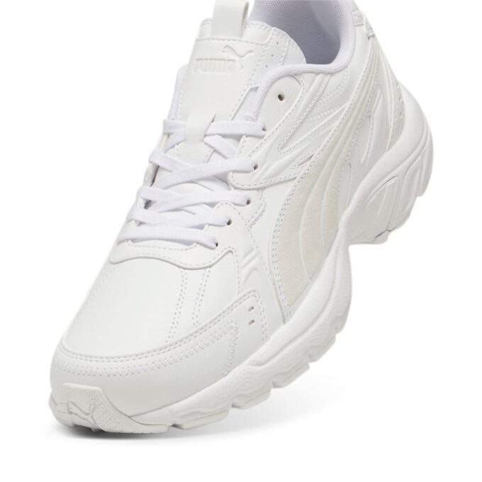 Milenio Tech Leather “Gris Pluma Blanco”
