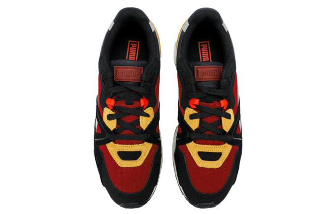 Mirage Mox Suede “Negro Rojo Intenso”