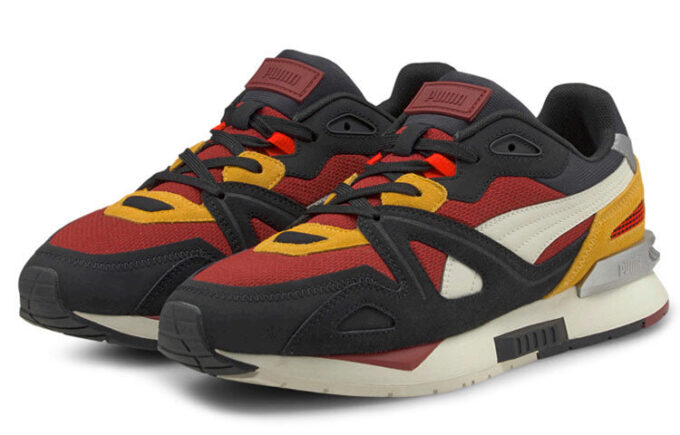 Mirage Mox Suede “Negro Rojo Intenso”