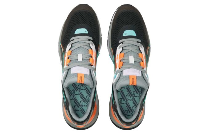 Mirage Sport Tech “Negro Naranja Azul”