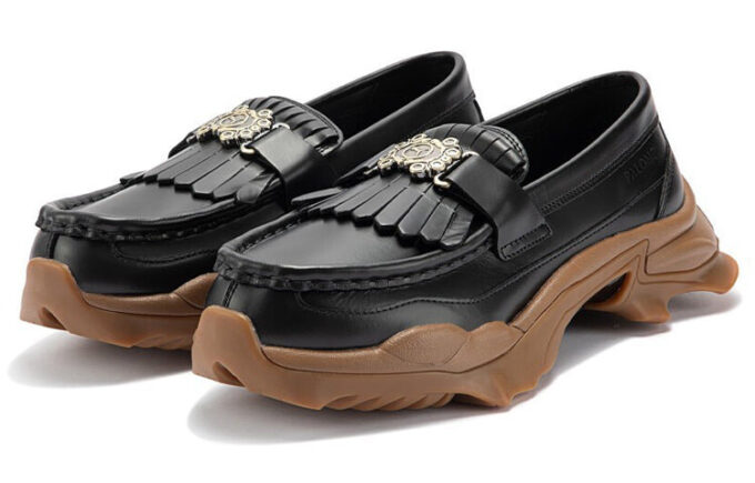 Mocasín PUMA x Palomo Nitefox “Negro Marrón”