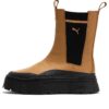 (Mujeres) Bota Chelsea Mayze Stack “Desert Tan”