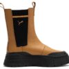 (Mujeres) Bota Chelsea Mayze Stack “Desert Tan”