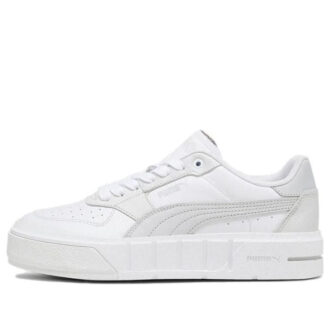 (Mujeres) Cali Court Leather “Blanco Gris Claro Fresco”