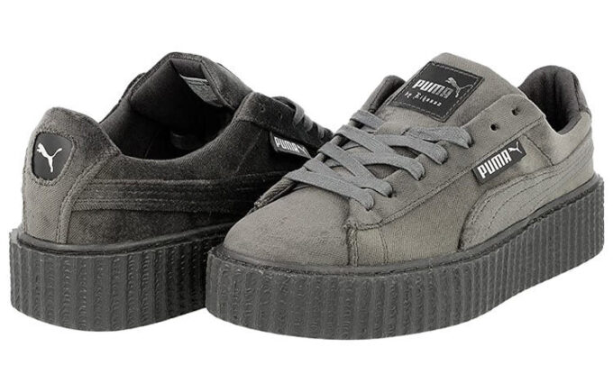 (Mujeres) Fenty x Velvet Creeper “Gris Glaciar”