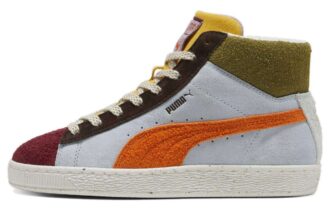 (Mujeres) Lemlem x Suede Mid “Icy Blue Cayenne Pepper”