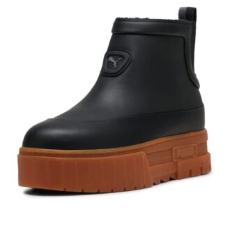 (Mujeres) Mayze Wellis Leather Mid “Negro”