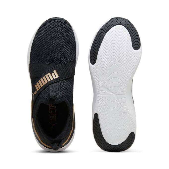 (Mujeres) Softride Harmony Slip-On “Negro Dorado”