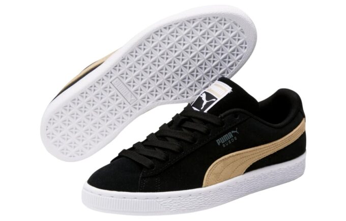 (Mujeres) Suede Classic T7 “Arena clara negra”
