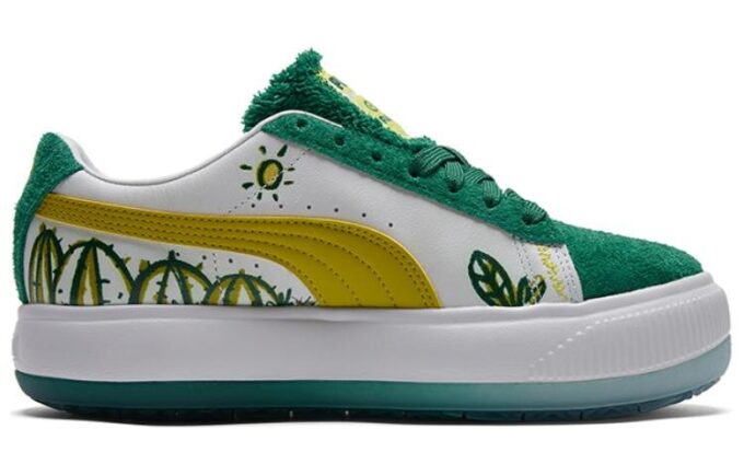 (Mujeres) x FLABJACKS Suede Mayu “Fuzzy Cactus Park”