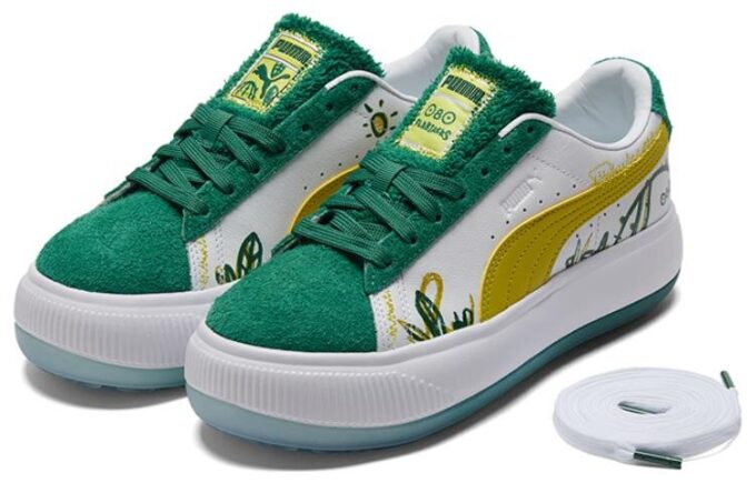 (Mujeres) x FLABJACKS Suede Mayu “Fuzzy Cactus Park”