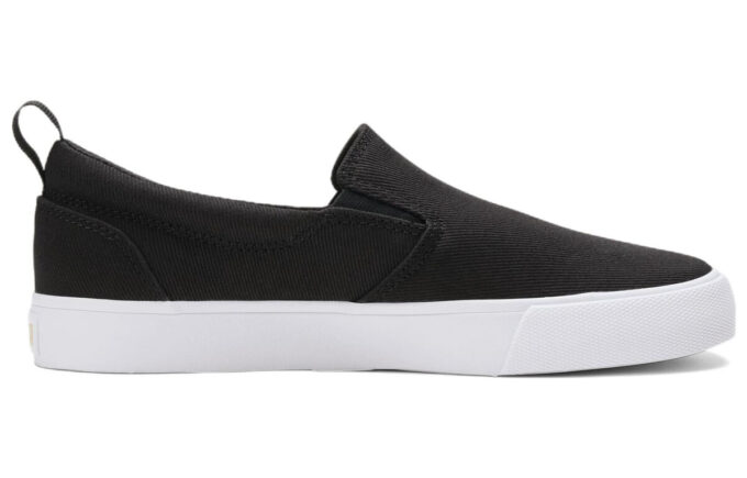 (Mujeres) Zapatillas sin cordones Bari “Equipo Negro Dorado”