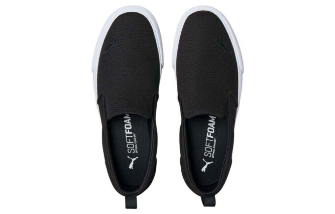 (Mujeres) Zapatillas sin cordones Bari “Equipo Negro Dorado”