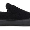 (Mujeres) Zapatillas sin cordones Mayu de gamuza “Teddy – Negro”