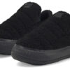 (Mujeres) Zapatillas sin cordones Mayu de gamuza “Teddy – Negro”