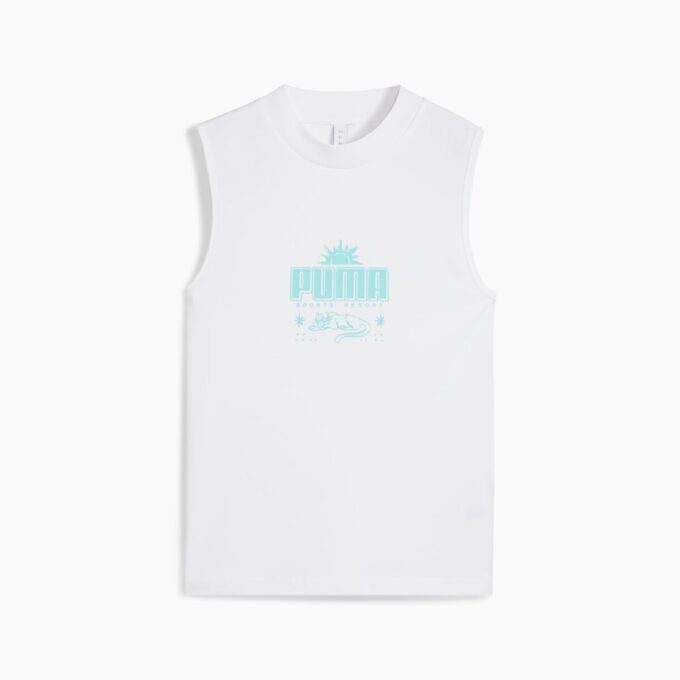 PALM RESORT Camiseta ajustada para mujer