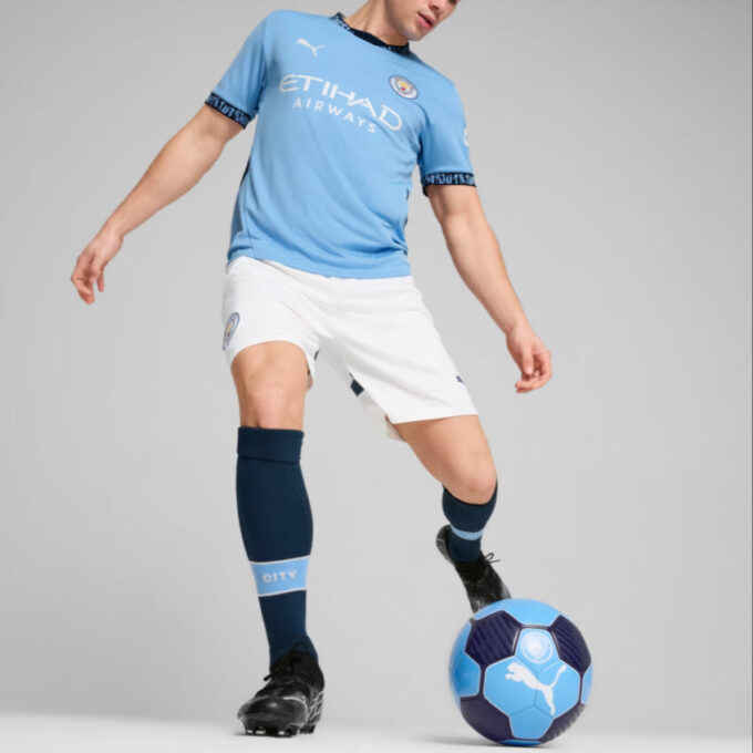 Pantalón corto Manchester City 24/25 “Blanco y negro”