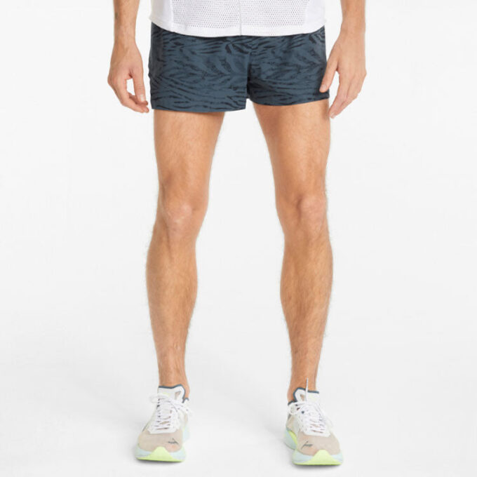 Pantalón corto para correr Ultraweave S de 3″ en color verde azulado