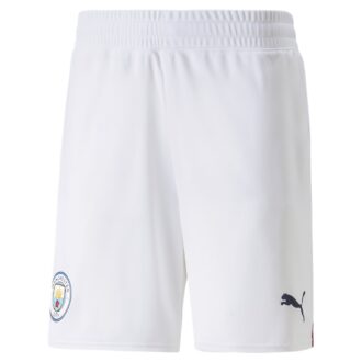Pantalón corto réplica del Manchester City F.C. 22/23 “Blanco”