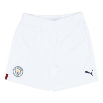 Pantalón corto réplica del Manchester City F.C. 22/23 “Blanco”