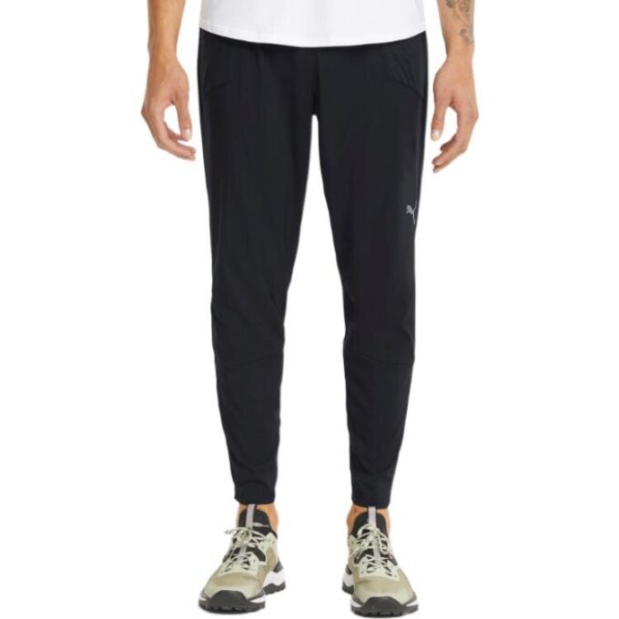Pantalón de tejido cónico Run “Negro”