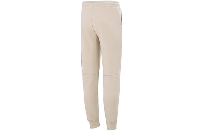 Pantalón deportivo de punto con insignia mixta “Beige”