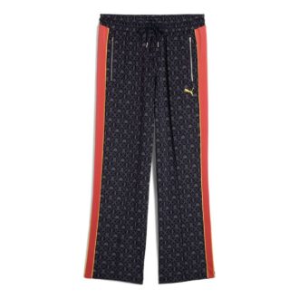 Pantalón deportivo holgado con cordón y estampado integral “Road To Unity” “New Navy”