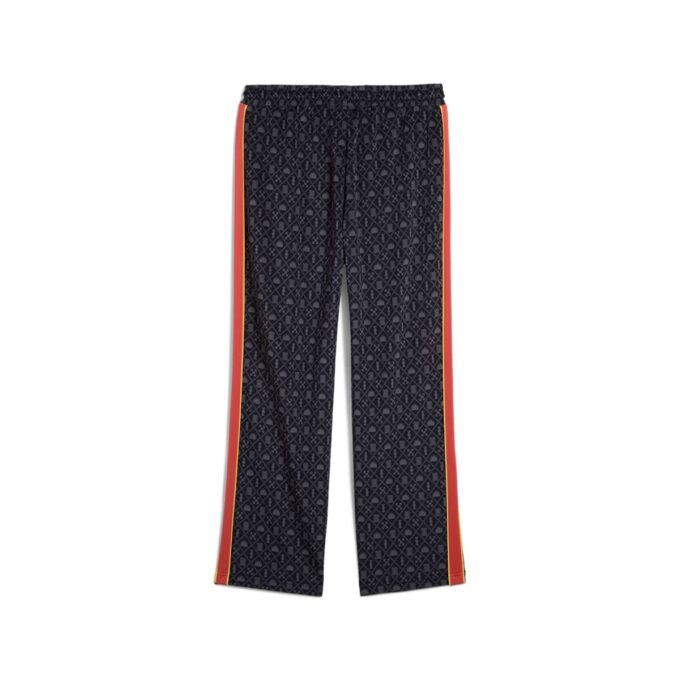 Pantalón deportivo holgado con cordón y estampado integral “Road To Unity” “New Navy”