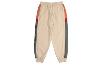 Pantalón deportivo retro con bloques “beige, gris, rojo y negro”