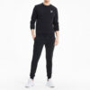 Pantalón largo casual clásico para hombre, color negro