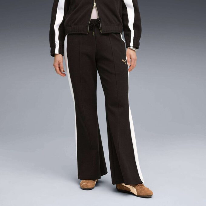 Pantalones acampanados T7 para mujer