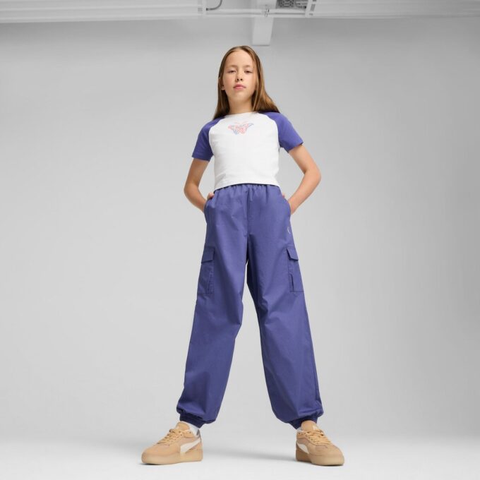 Pantalones cargo BUTTERFLY VIBE para niños grandes Pantalones cargo BUTTERFLY VIBE para niños grandes