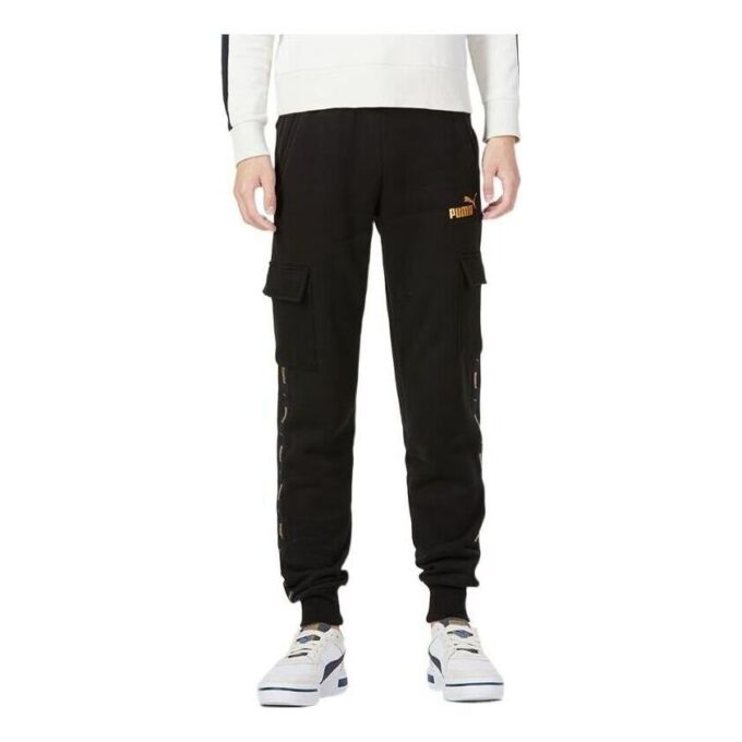 Pantalones cargo casuales laterales “Negro”