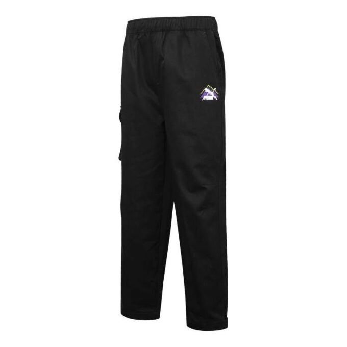Pantalones cargo de montaña para acampar, color negro