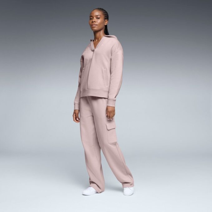 Pantalones cargo de pierna recta para mujer de Elevated Essentials