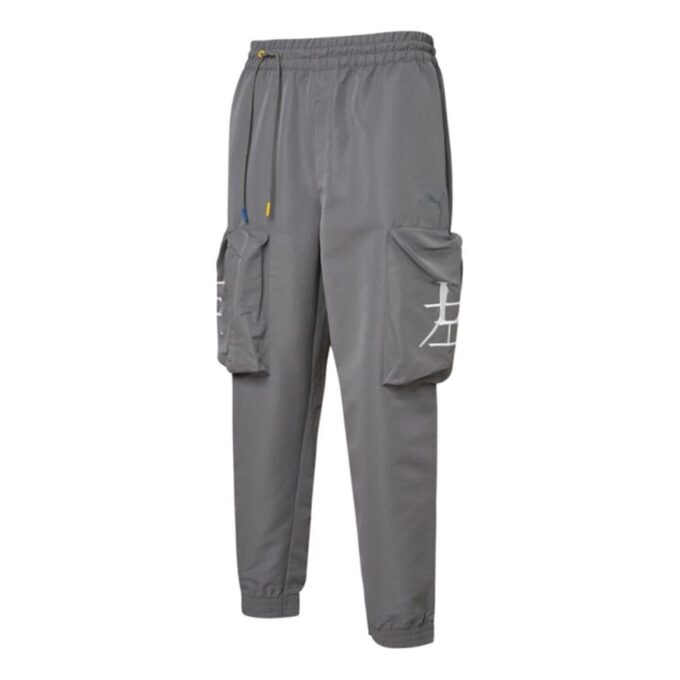 Pantalones cargo PUMA x Michael Lau “Gris y blanco”