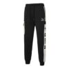 Pantalones cargo retro con logotipo en negro