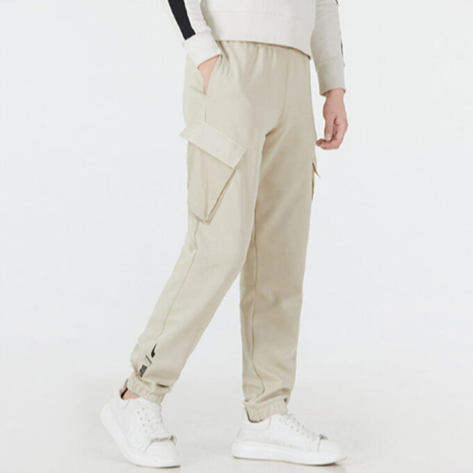 Pantalones cargo tejidos “Beige”