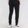Pantalones clásicos de jersey con puños en blanco y negro