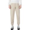 Pantalones con logotipo gráfico de tendencia en beige