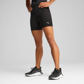 Pantalones cortos ajustados de cintura alta de 5″ para mujer de CLOUDSPUN