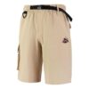 Pantalones cortos cargo de montaña para acampar en beige