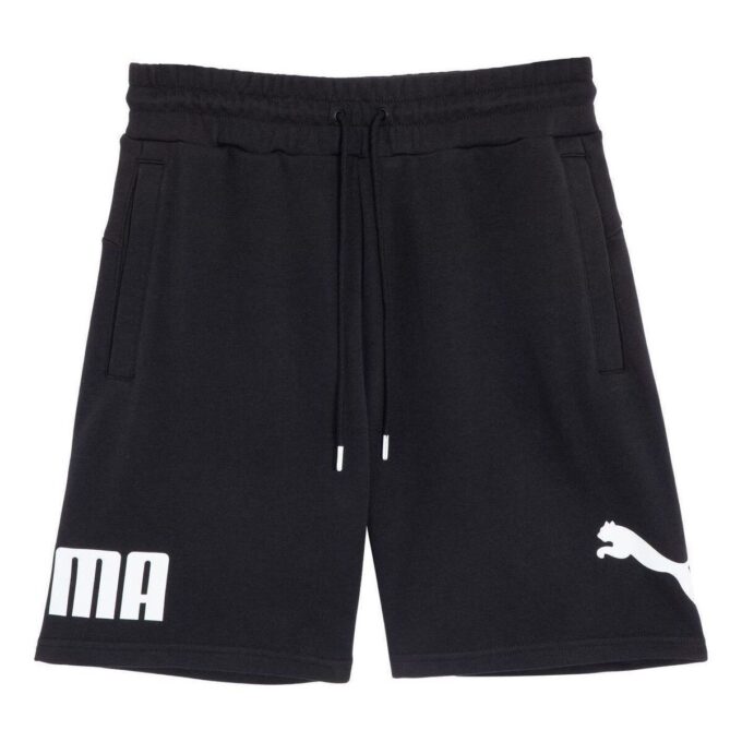 Pantalones cortos casuales con logotipo “Negro”