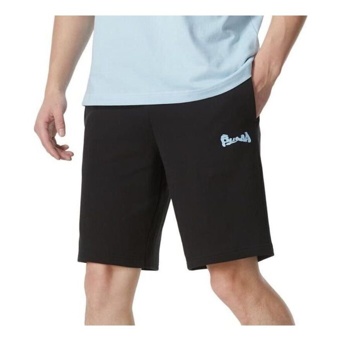 Pantalones cortos casuales con logotipo “Negro”