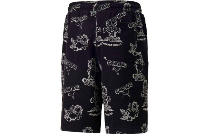 Pantalones cortos con estampado integral PUMA x Garfield “Negro”